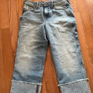 True Religion Crop Cuffed Brooklyn Jeans